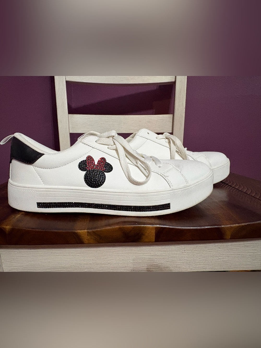 Primark Disney Minnie White Sneakers